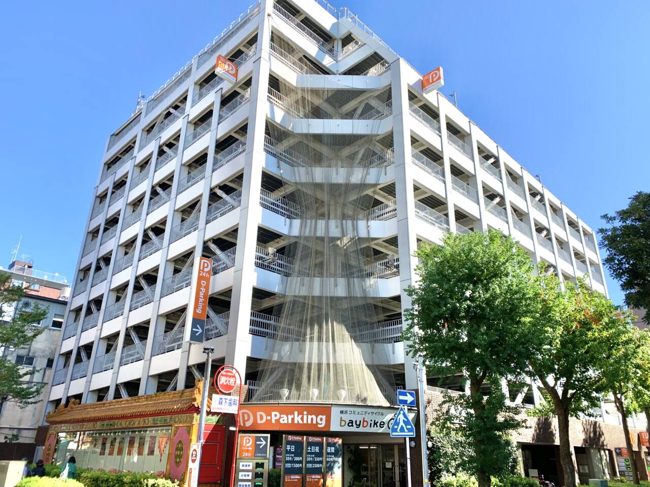 akippa Dパーキング横浜中華街第1【9階】【平日限定】【認証対応時間は9~18時】