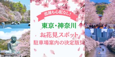 【東京・神奈川のお花見スポット】駐車場案内の決定版！桜の名所・公園におすすめの安い穴場・予約ならここ！